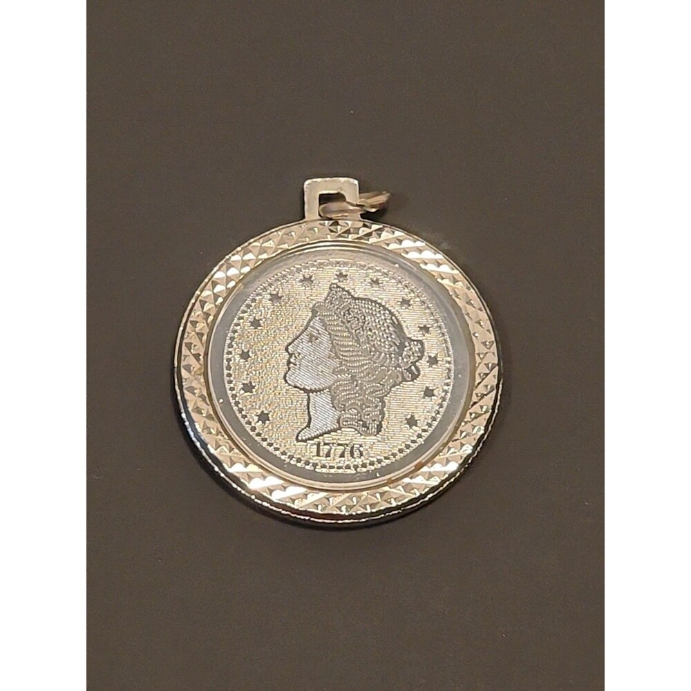 Vintage “1776” Replica 20 Dollar Coin Necklace Pendant ONLY